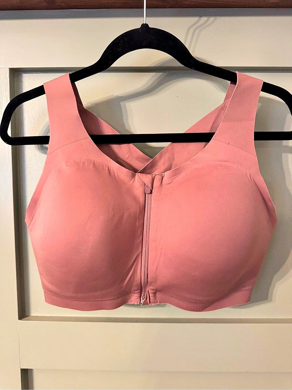 lululemon Enlite Zip-Front Bra High-Support Pink Sports Bra
